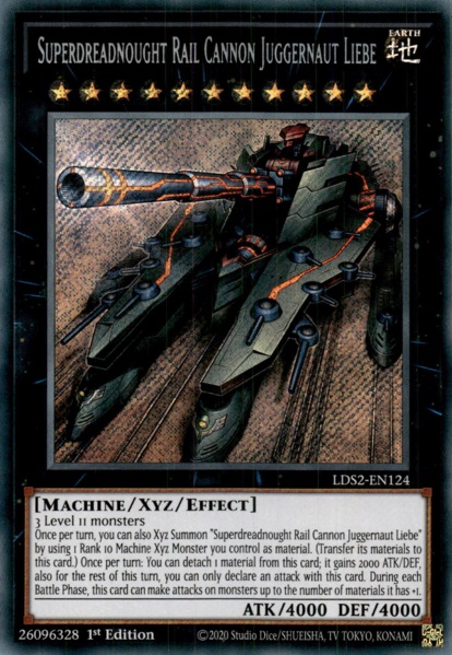 Superdreadnought Rail Cannon Juggernaut Liebe - LDS2-EN124 - Secret Rare - 1ere edition // Legendary Duelist: Season 2 - LDS2