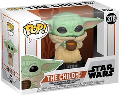 Funko Pop! Star Wars 378: The Mandalorian - The Child with Cup Vinyl Bobblehead