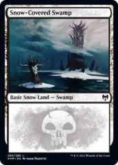 Snow-Covered Swamp (280) (Kaldheim) - Foil