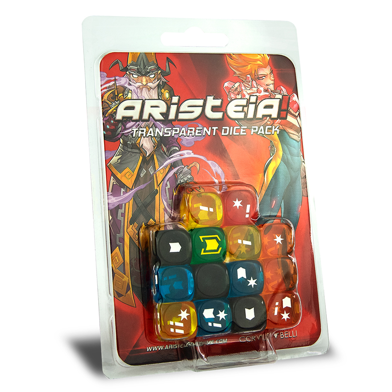 Infinity: Aristeia! Transparent Dice Pack
