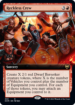 Reckless Crew - Foil - Extended Art