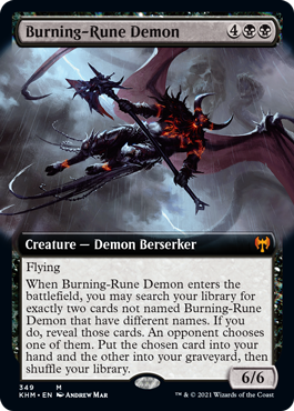 Burning-Rune Demon - Extended Art