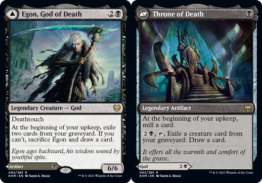 Egon, God of Death // Throne of Death - Foil