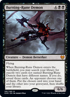 Burning-Rune Demon - Foil