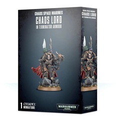 Chaos Space Marines: Chaos Lord in Terminator Armour