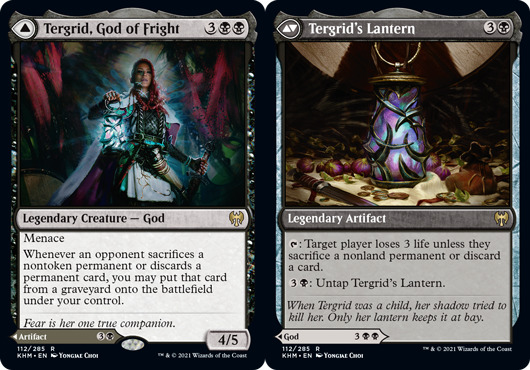 Tergrid, God of Fright // Tergrid's Lantern - Foil