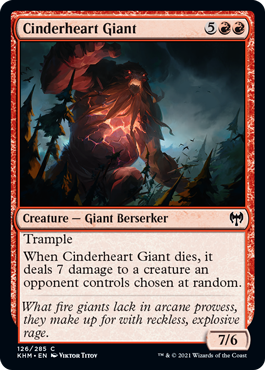 Cinderheart Giant - Foil