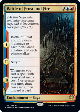 Battle of Frost and Fire - Foil