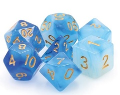 Poly 7 Dice Set: Djinn'S Oasis (Blue Haze)