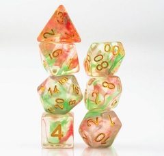 Poly 7 Dice Set: Seakist (Bright Koi)