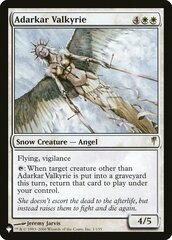 Adarkar Valkyrie - The List