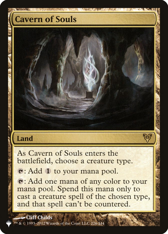 Cavern of Souls - The List