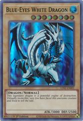 Blue-Eyes White Dragon (Green) - LDS2-EN001 - Ultra Rare - 1st Edition