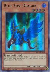 Blue Rose Dragon (Green) - LDS2-EN104 - Ultra Rare - 1st Edition