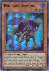 Red Rose Dragon (Green) - LDS2-EN108 - Ultra Rare - 1st Edition