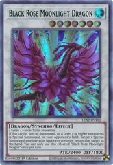 Black Rose Moonlight Dragon (Green) - LDS2-EN112 - Ultra Rare - 1st Edition