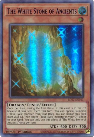 La Pierre Blanche des Anciens (Violet) - LDS2-EN013 - Ultra Rare - 1ere edition // Legendary Duelist: Season 2 - LDS2