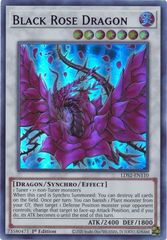 Black Rose Dragon (Purple) - LDS2-EN110 - Ultra Rare - 1st Edition