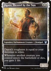 Daxos, Blessed by the Sun - The List