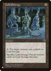 Cold Storage - The List