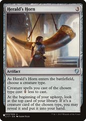 Herald's Horn - The List