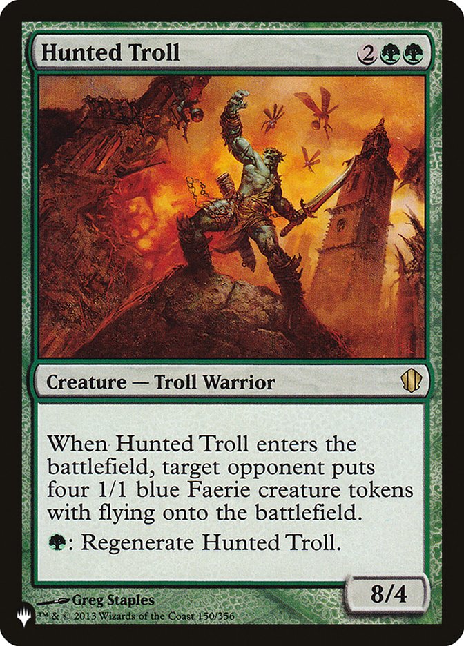 Hunted Troll - The List