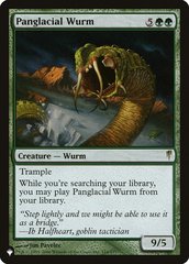 Panglacial Wurm - The List