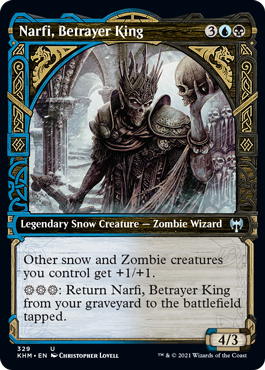 Narfi, Betrayer King - Foil - Showcase