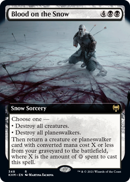 Blood on the Snow - Foil - Extended Art