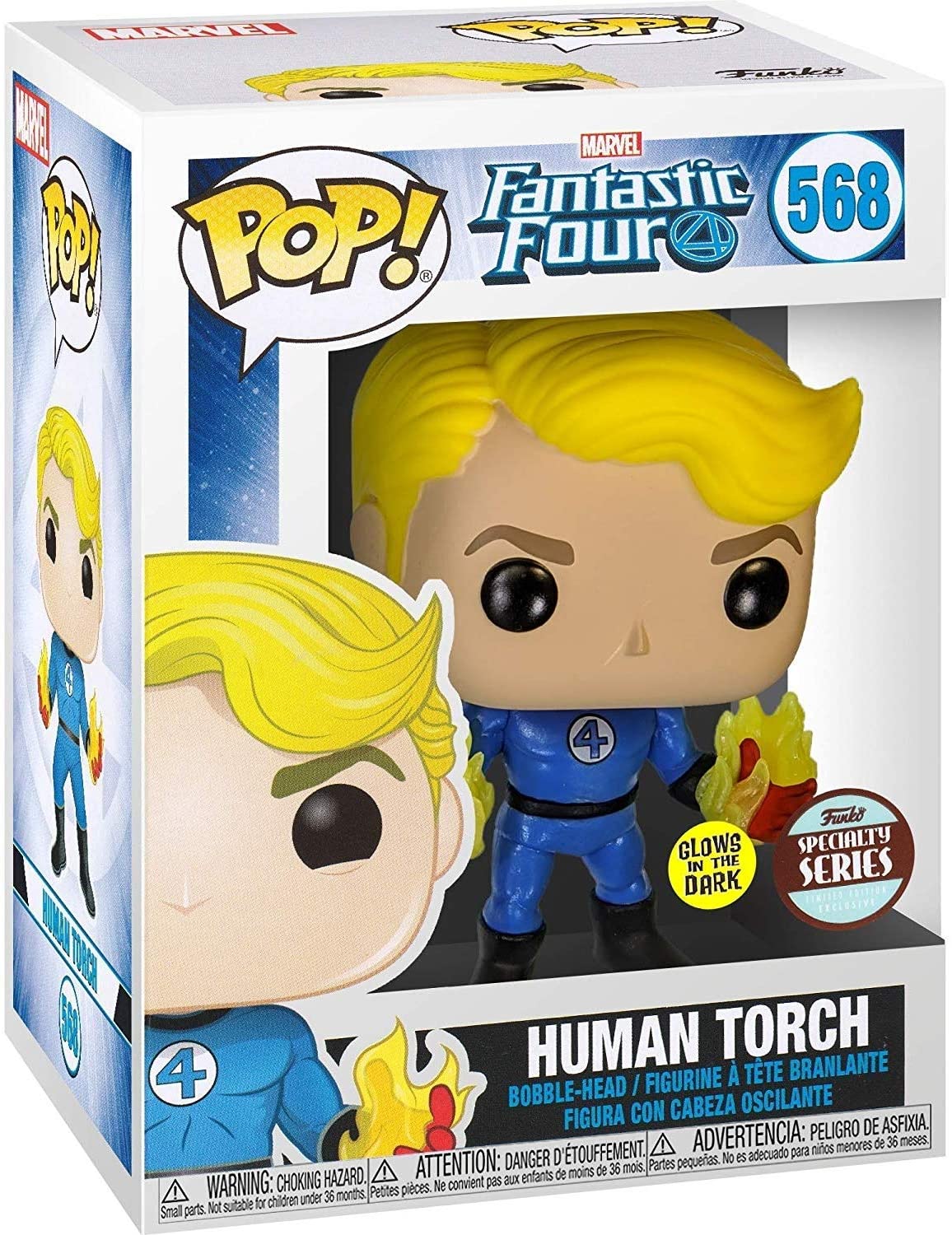 Marvel Series - #568 - Human Torch (Fantastic Four)