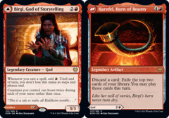 Birgi, God of Storytelling // Harnfel, Horn of Bounty - Foil