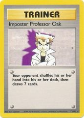 Imposter Professor Oak - 73/102 - Rare - Unlimited Edition