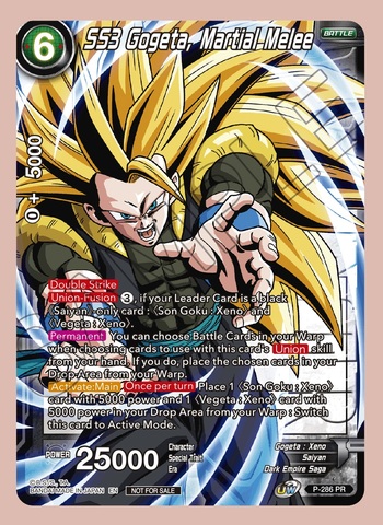 SS3 Gogeta, Martial Melee - P-286_PR - PR