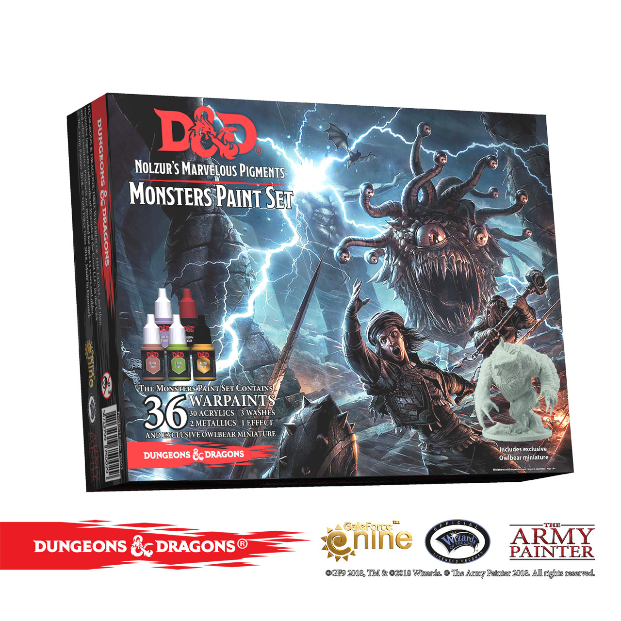 Dungeons & Dragons Nolzurs Marvelous Pigments: Monster Paint Set