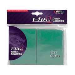 BCW Deck Guard: Elite2 Anti-Glare sleeves - Seafoam (100ct)