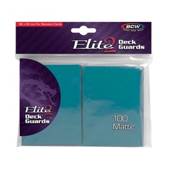 BCW Deck Guard: Elite2 Anti-Glare sleeves - Azure (100ct)