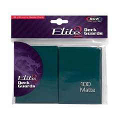 BCW Deck Guard: Elite2 Anti-Glare sleeves - Teal (100ct)