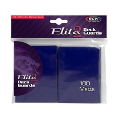 BCW Deck Guard: Elite2 Anti-Glare sleeves - Blue (100ct)