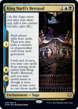 King Narfis Betrayal - Foil