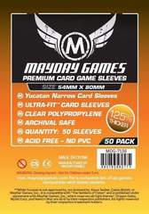 Mayday Games - Premium Yucatan Card Sleeves - Narrow 54x80mm 50 count