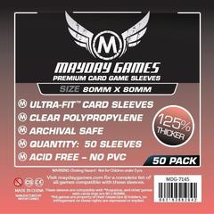 Sleeves: Premium Medium Square Card Sleeves 80mm x 80mm (50)