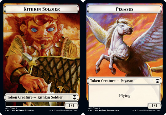 Kithkin Soldier Token // Pegasus Token