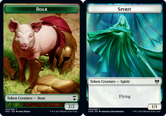 Boar (005)  // Spirit (004) Double-Sided Token