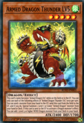 Armed Dragon Thunder LV5 - BLVO-EN003 - Super Rare - 1st Edition