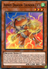 Armed Dragon Thunder LV3 - BLVO-EN004 - Super Rare - 1st Edition