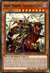 Ancient Warriors - Rebellious Lu Feng - BLVO-EN025 - Super Rare - 1st Edition