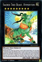 Sacred Tree Beast, Hyperyton - BLVO-EN047 - Super Rare - 1st Edition