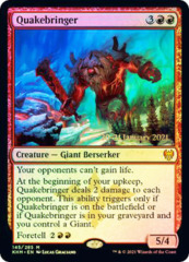 Quakebringer - Foil - Prerelease Promo