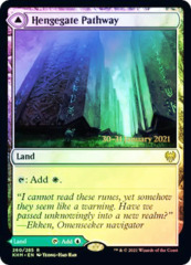 Hengegate Pathway // Mistgate Pathway - Foil - Prerelease Promo