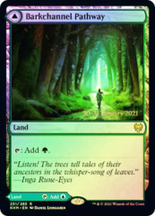 Barkchannel Pathway // Tidechannel Pathway - Foil - Prerelease Promo